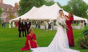 PHOTO:  Eureka Elite Party Tent  "...high peak wedding tent rental ..."
